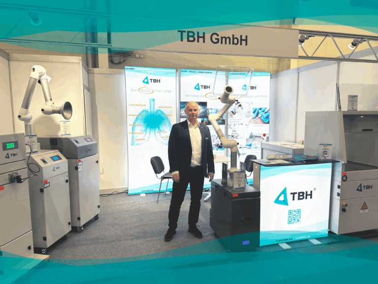 Toralf Kunze am TBH Messestand auf der Nortec 2026.