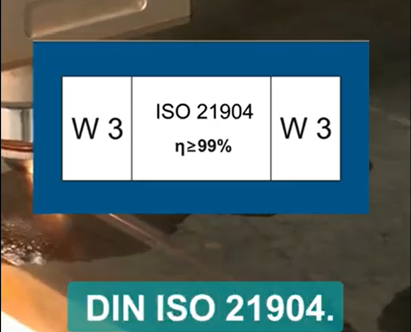 Nahaufnahme eines Laser- oder Schweißprozesses: Die TBH TFS Serie ist W3 zertifiziert